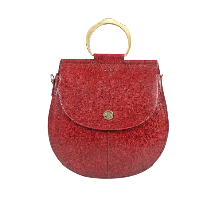 Diana 02 Red Leather Crossbody