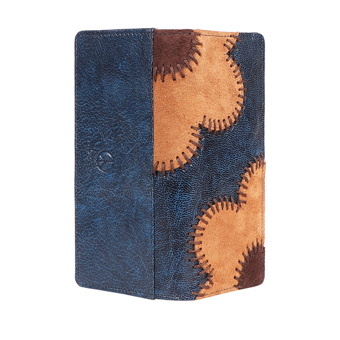 Diana W1 Blue Leather Bi-Fold Wallet
