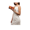 Diana W2 Red Leather Trifold Wallet