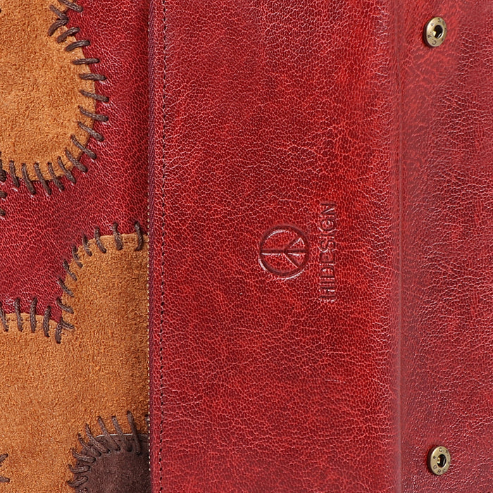Diana W2 Red Leather Trifold Wallet
