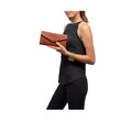 Dinah W1 Tan Leather Clutch Wallet