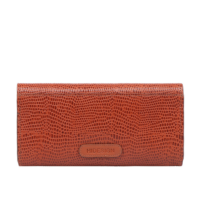 Dinah W1 Tan Leather Clutch Wallet