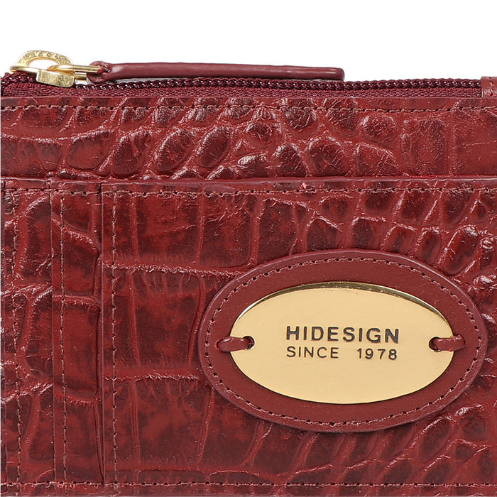 Dinah W2 Red Leather Card Holder