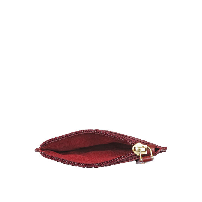 Dinah W2 Red Leather Card Holder