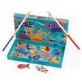 Djeco - 12 piece Magnetic Graphic Fishing