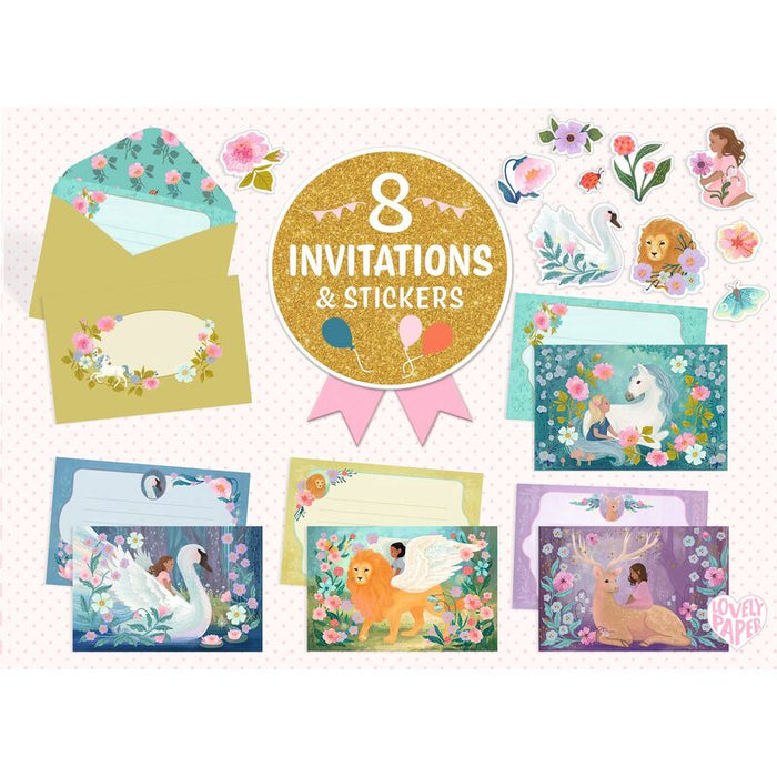 Djeco - Letter Invitation Set - Wonderful Creatures