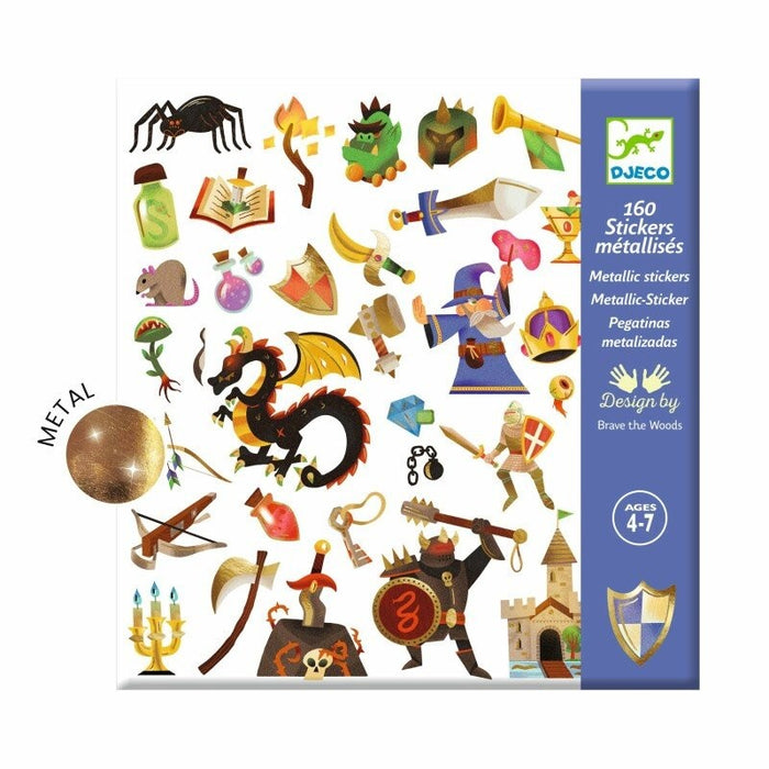 Djeco - Medieval Fantasy 160 Stickers