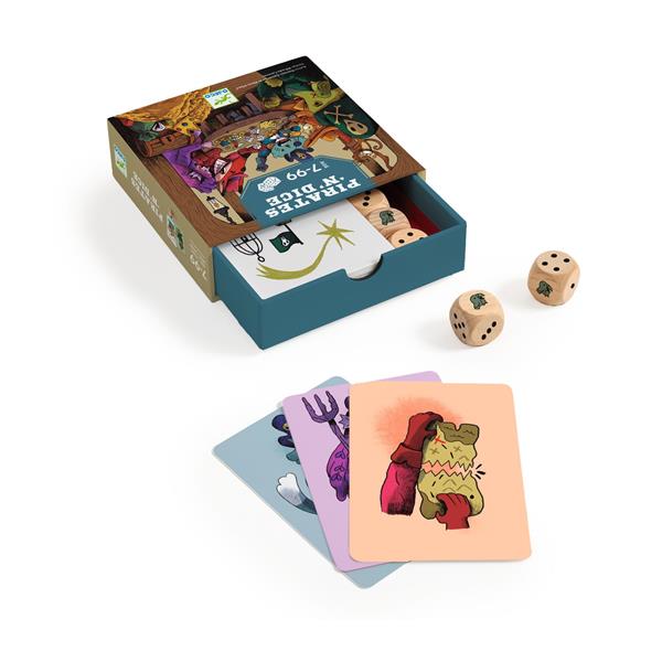 Djeco - Pirates N Dice Card Game