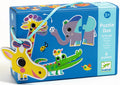 Djeco - Puzzle Duo Animal 12pc