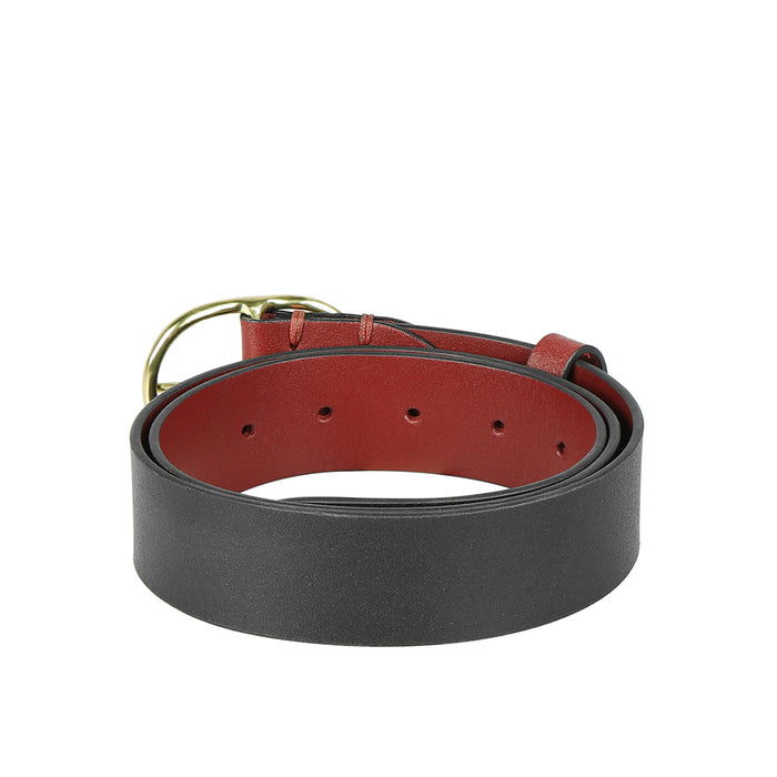 Doloras Women's Black Reversible Leather Belt