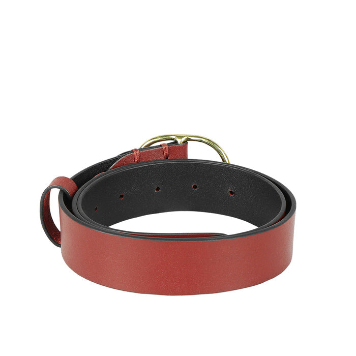 Doloras Women's Black Reversible Leather Belt