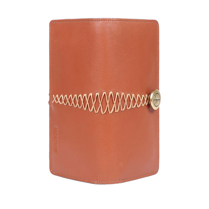 Donna W1 Tan Leather Bi-Fold Wallet