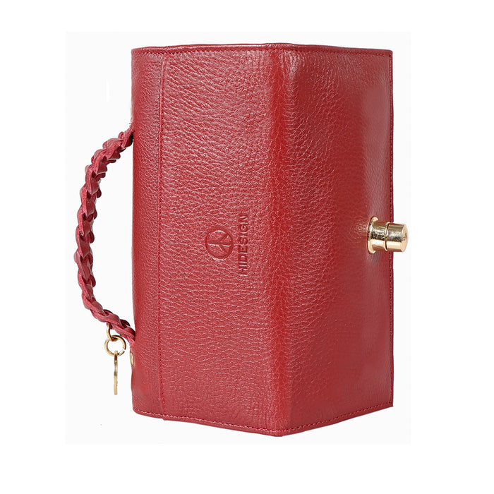 Donna W4 Marsala Leather Trifold Wallet