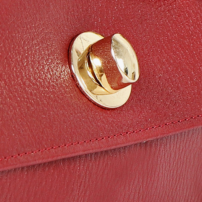 Donna W4 Marsala Leather Trifold Wallet