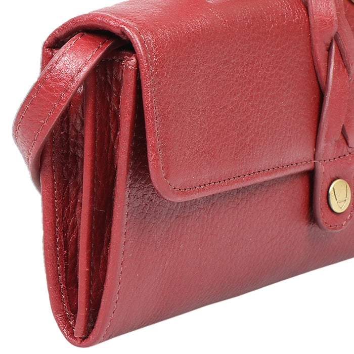 Donna W5 Marsala Leather Sling Wallet
