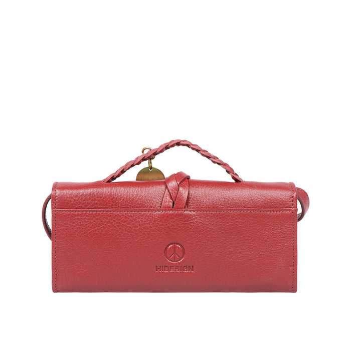 Donna W5 Marsala Leather Sling Wallet