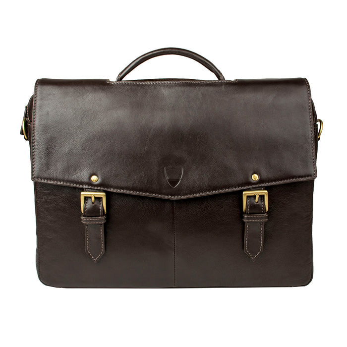 Douglas 01 Brown Leather  Briefcase