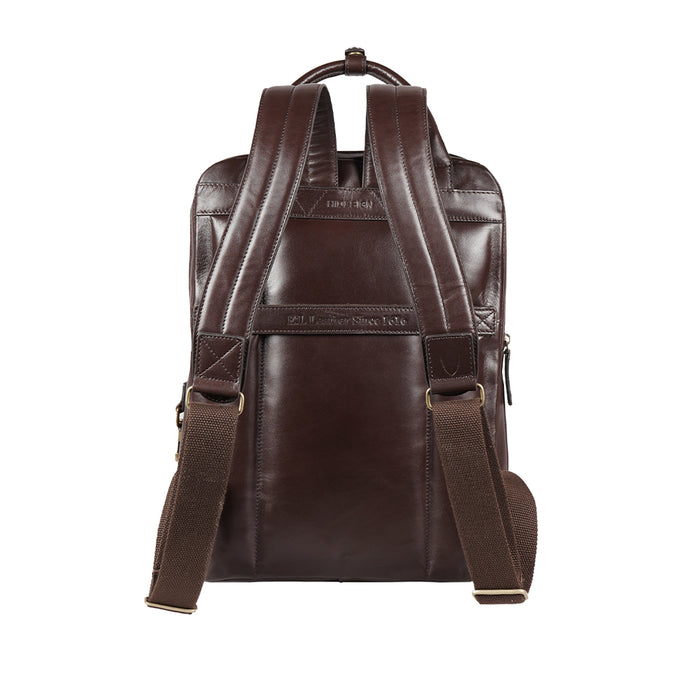 Duke 01 Brown Leather  Backpack