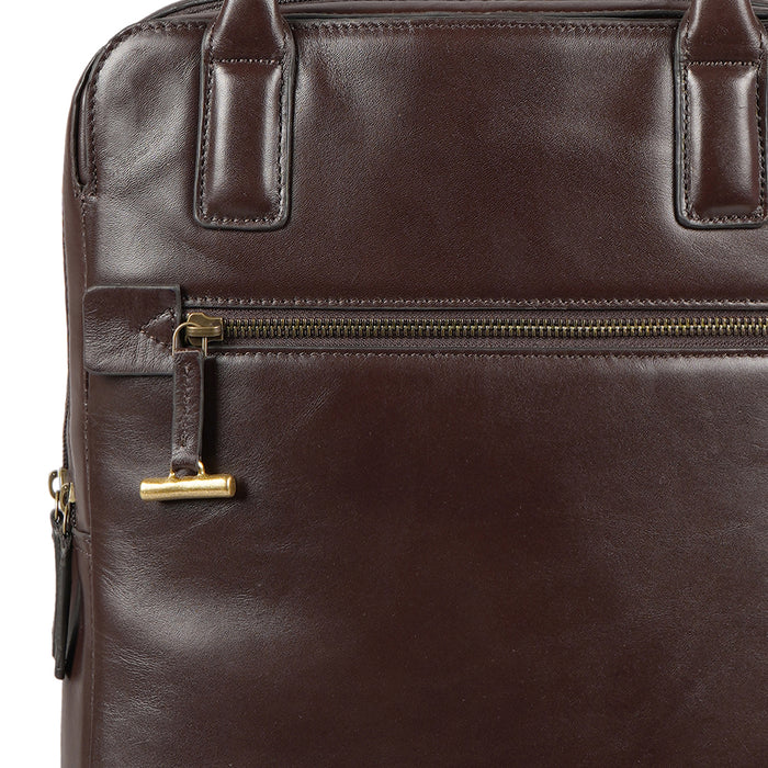 Duke 01 Brown Leather  Backpack