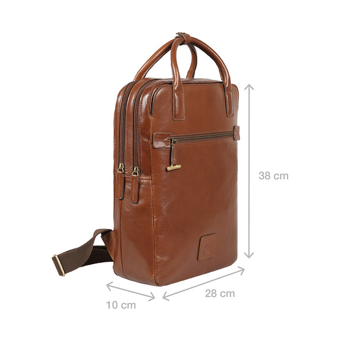 Duke 01 Tan Leather  Backpack
