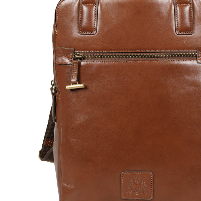Duke 01 Tan Leather  Backpack