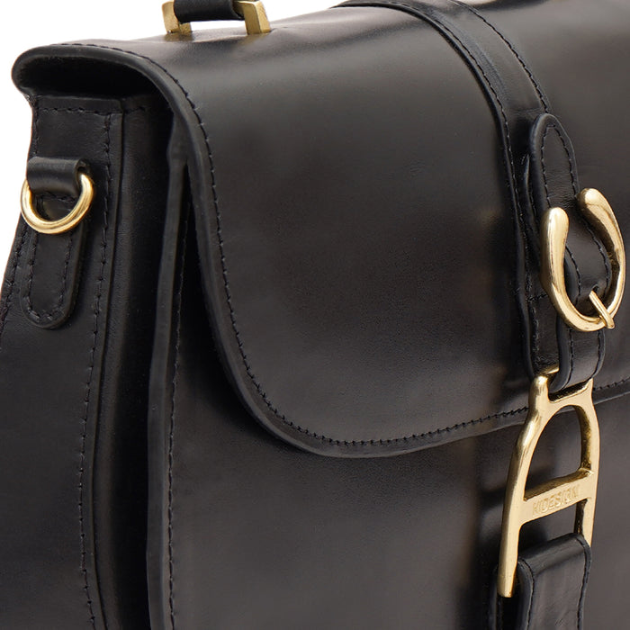 Durango 02 Black Leather Sling Bag