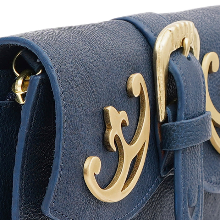 Durango W1 Blue Leather Sling Wallet