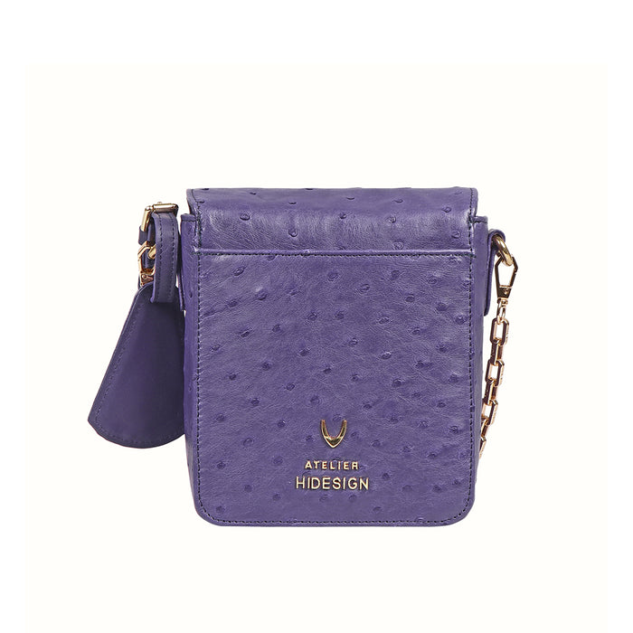 Eda 02 Violet Leather Sling Bag