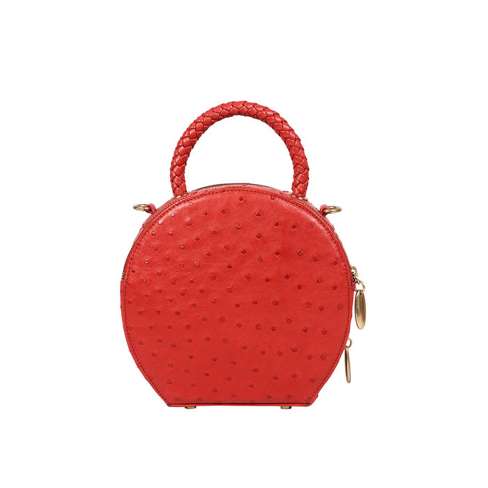 Eda 05 Red Leather Shoulder Bag