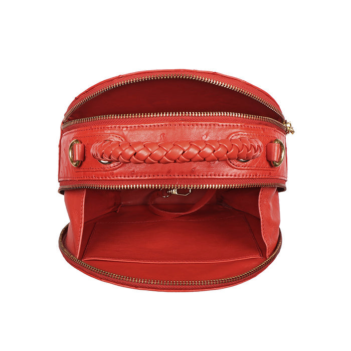 Eda 05 Red Leather Shoulder Bag