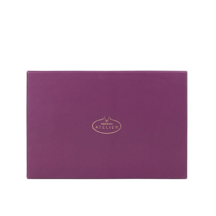 Eda W3 Blue Leather Sling Wallet