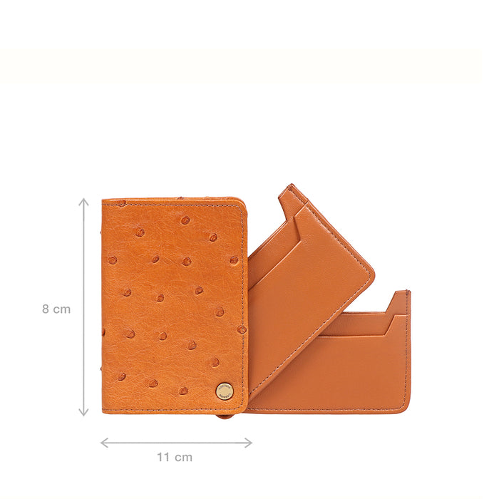 Eda W4 Tan Leather Card Holder