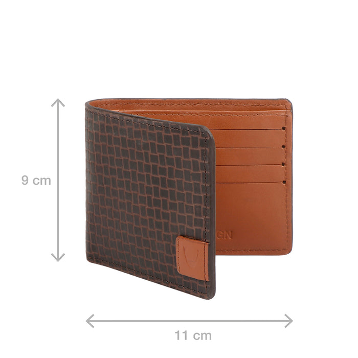 Ee -354-036 Brown Leather Bi-Fold Wallet