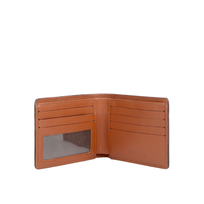 Ee -354-036 Brown Leather Bi-Fold Wallet