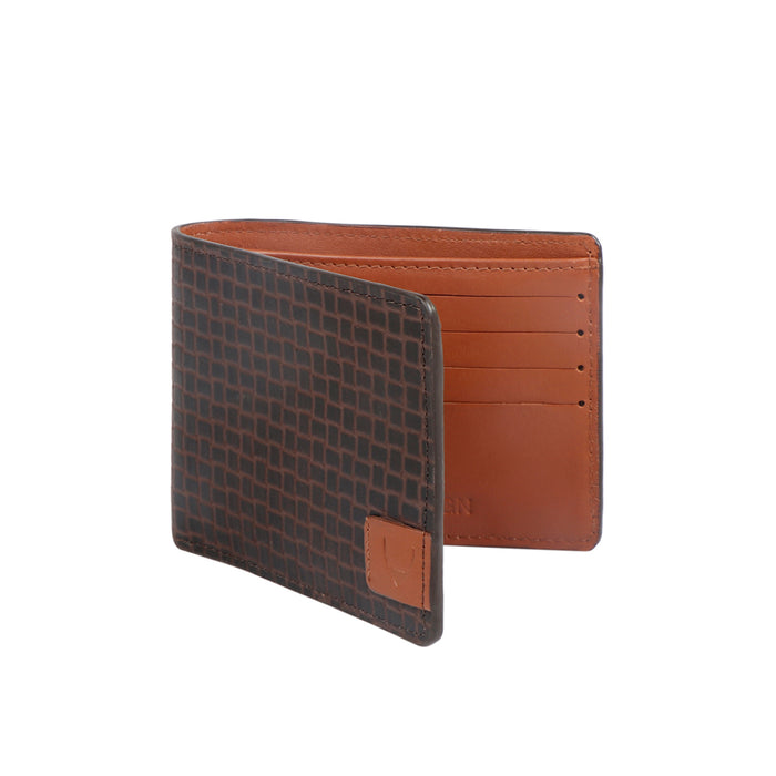 Ee -355-017 Brown Leather Bi-Fold Wallet