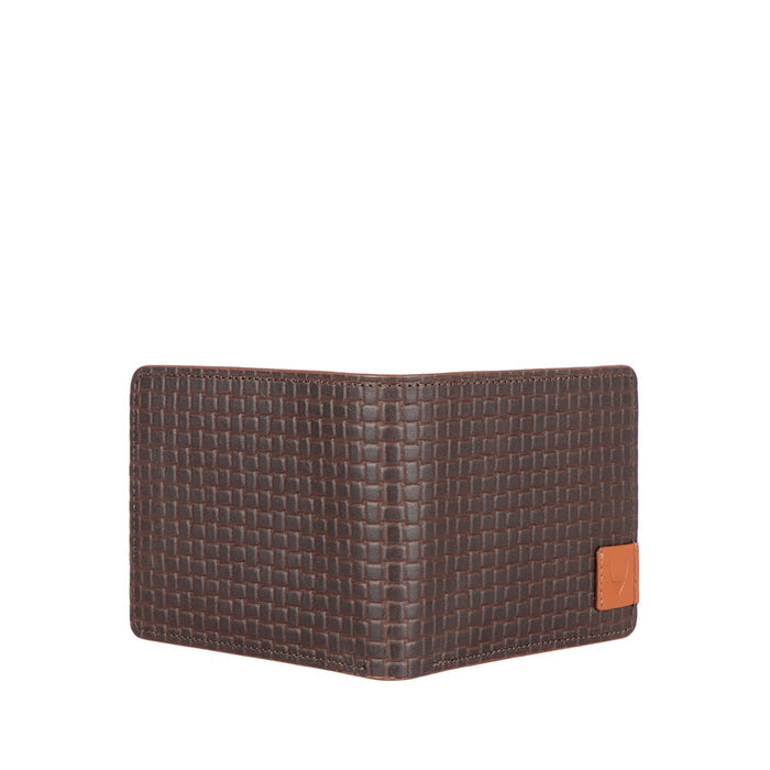 Ee -355-017 Brown Leather Bi-Fold Wallet