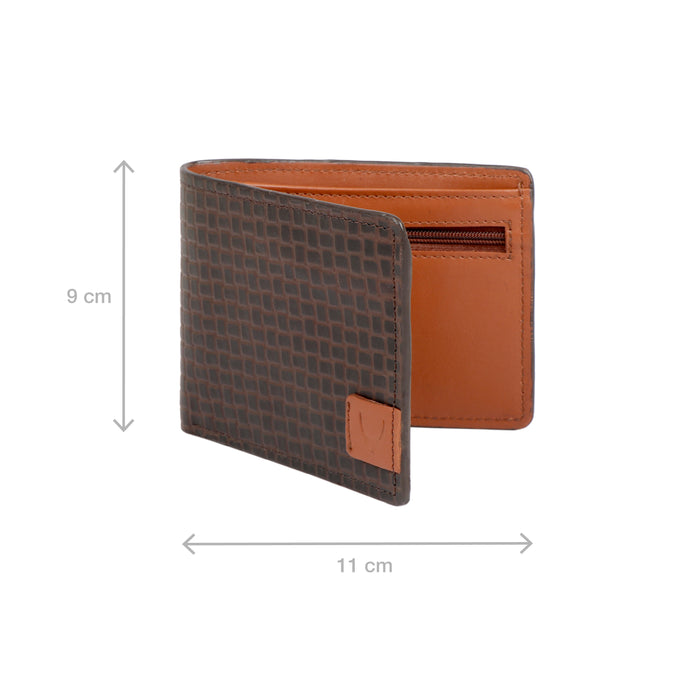Ee -356-039 Black Leather Bi-Fold Wallet