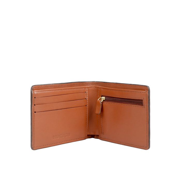 Ee -356-039 Black Leather Bi-Fold Wallet