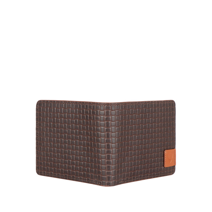 Ee -356-039 Black Leather Bi-Fold Wallet