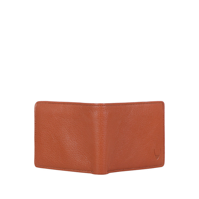 Ee 017Sc  Tan Leather Bi-Fold Wallet
