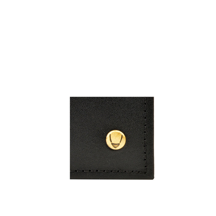Ee 2020Sc  Black Leather Bi-Fold Wallet