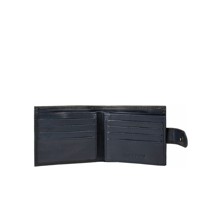 Ee 2020Sc  Black Leather Bi-Fold Wallet