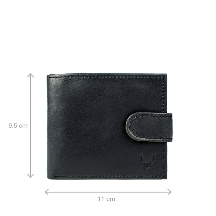 Ee 2020Sc  Black Leather Bi-Fold Wallet