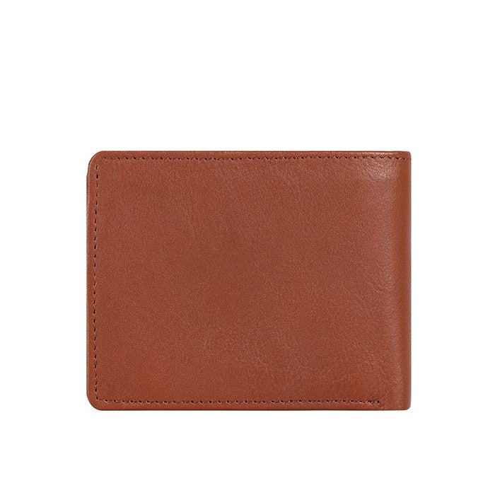 Ee 273-010  Tan Leather Bi-Fold Wallet
