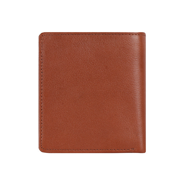 Ee 273-F150  Tan Leather Bi-Fold Wallet