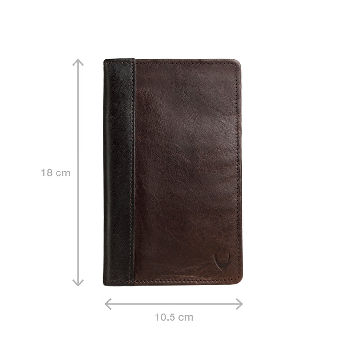 Ee 276-F031 Rf Brown Leather Passport Holder