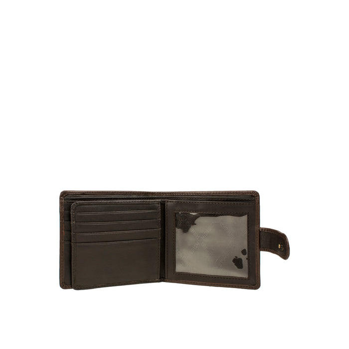 Ee 277-2020  Brown Leather Bi-Fold Wallet