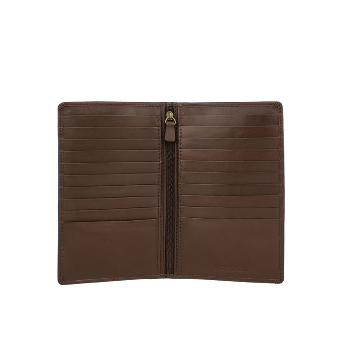 Ee 277-F031 Rf Brown Leather Passport Holder