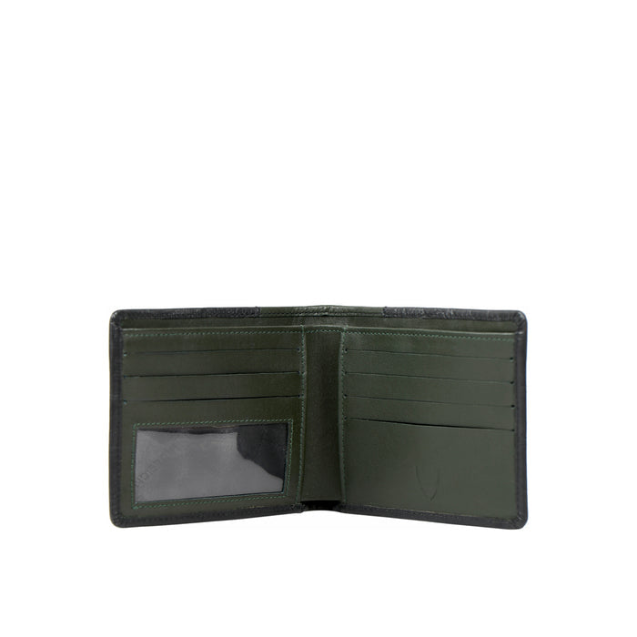 Ee 311-36  Black Leather Bi-Fold Wallet