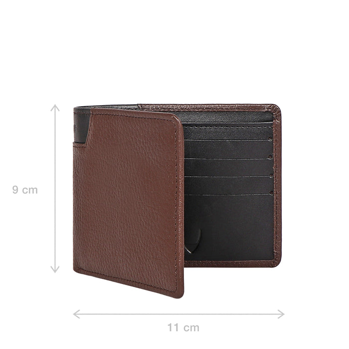Ee 311-36  Brown Leather Bi-Fold Wallet
